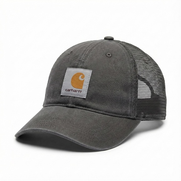 Carhartt Other - Carhartt Workwear Trucker Hat Gray Mesh Snapback